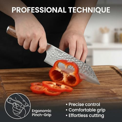 Forged High Carbon Steel Knife Set for Chefs & Grill Masters (5 Count)