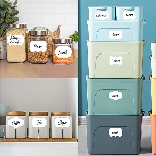 300 PCS White Stickers