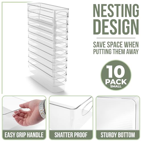 Fridge Organizers and Storage (Small / 10 Pack)