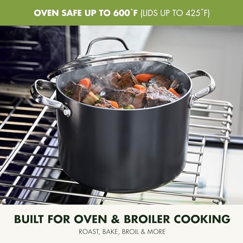 Valencia Pro 8QT Ceramic Nonstick Stock Pot