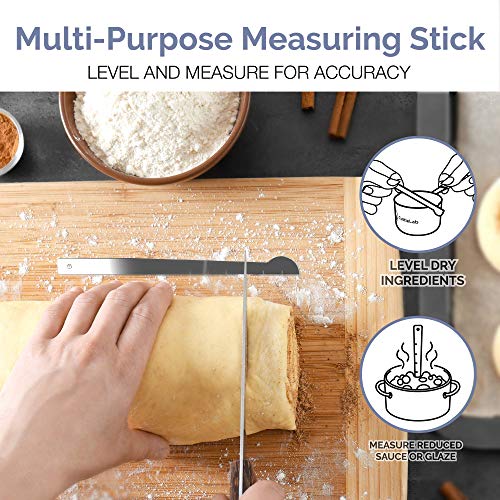22 Piece Stainless Steel Measuring Cups and Spoons Set