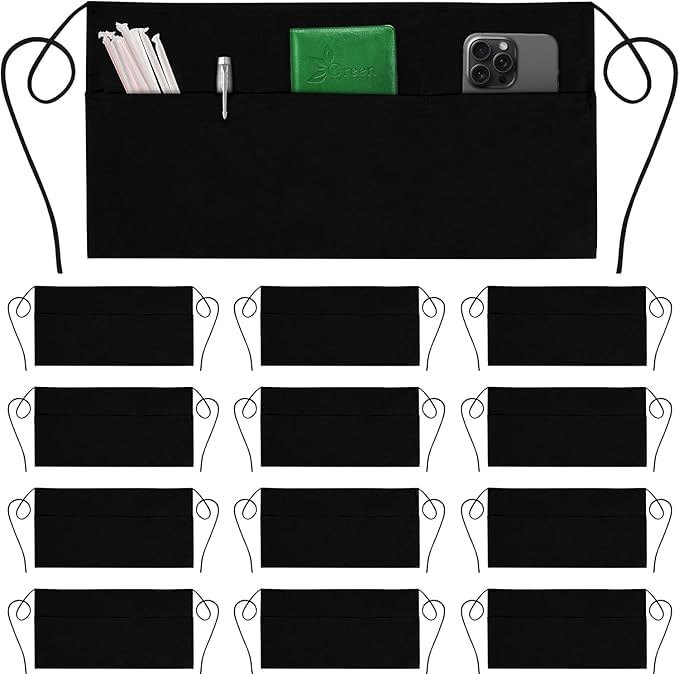 Server Aprons with 3 Pockets (24 Count)