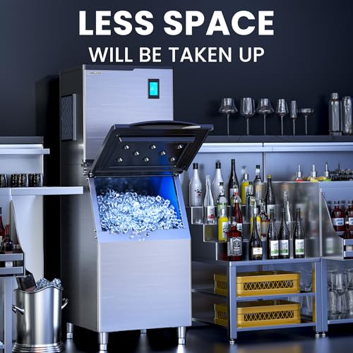 Commercial Ice Maker Machine 550lbs (550LBS/24H-Head and Bin)