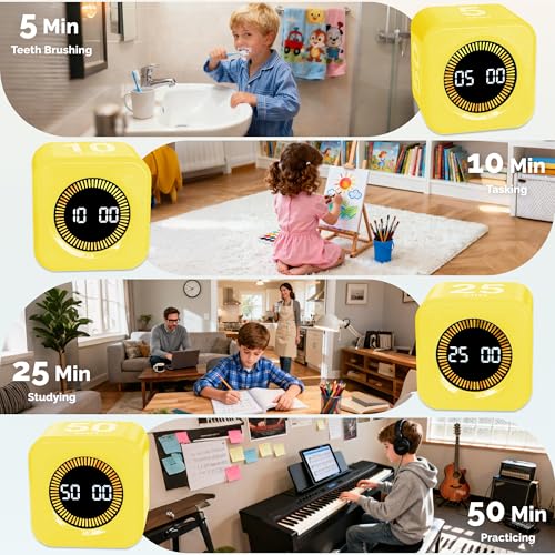 Timer Pomodoro (Yellow)