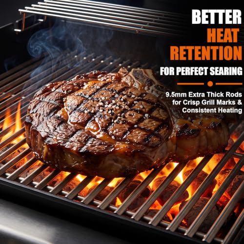 9.5MM 17.5" Grill Grates for Weber Spirit 300 & GS4 Spirit II 300 Series (9.5MM 17.5" for Weber Spirit 300 & GS4 II 300)