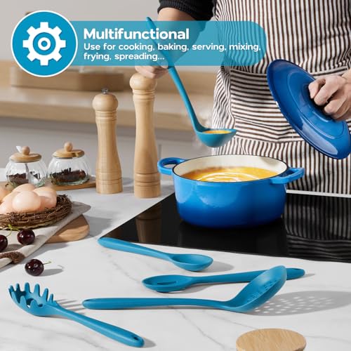 Navy Blue Kitchen Utensils Set (Navy Blue)