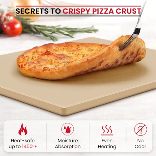 20 x 16 Inch Extra Large Pizza Stone for Oven and Grill