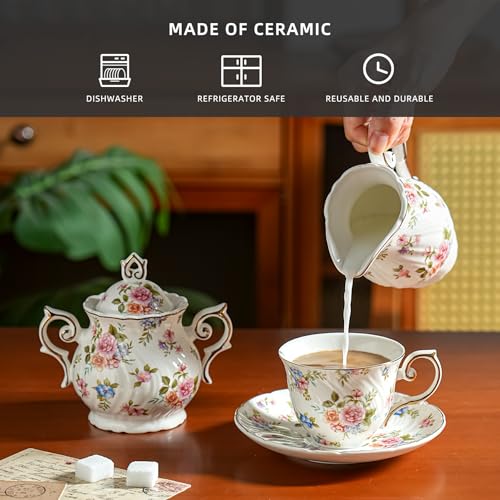 Sugar and Creamer Set Ceramic