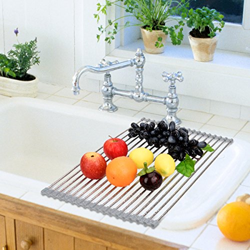 Roll Up Dish Drying Rack 20.5" (20.5"(L) x 13.8"(W))