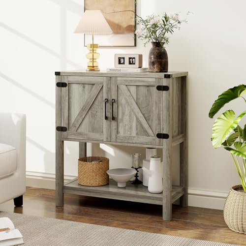 Console Table with 2 (Grey)