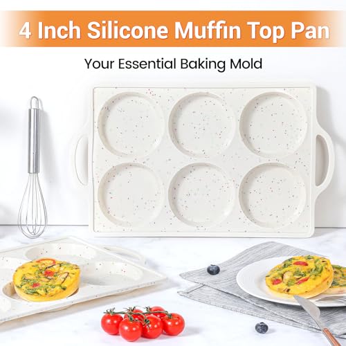Muffin Top Pan Non Stick (Muffin Top Pan Jumbo 4": 2pcs)
