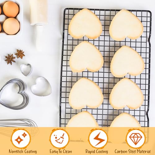 3 Pieces Cooling Racks for Baking Wire Grid Set (3 Count)