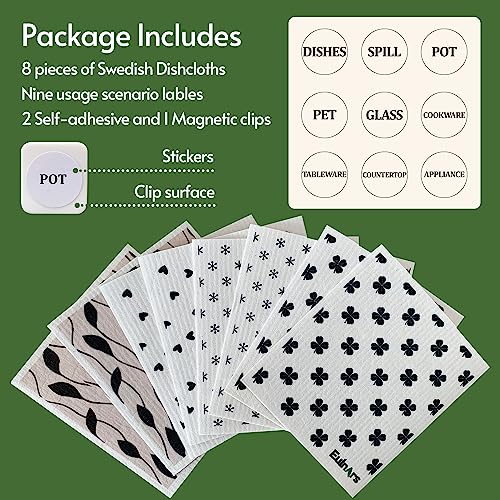 Reusable Paper Towels (Black White)