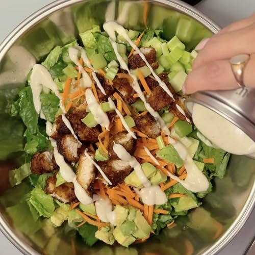 Stainless Steel Salad Bowl Kit XL 184oz (Onyx / 184oz)
