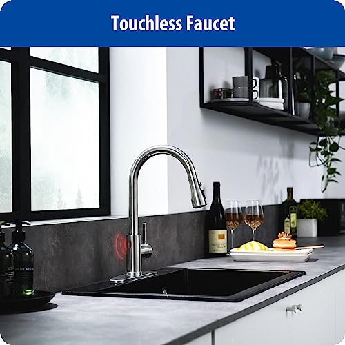 Touchless Kitchen Faucet (Brushed Nickel)