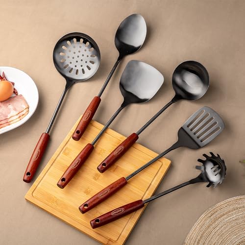 304 Stainless Steel Kitchen Utensil Sets (6 Count)