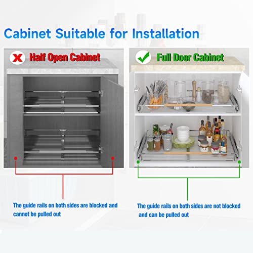 2Pack Expandable Pull Out Cabinet Organizer (2 Count)