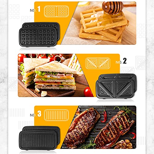Waffle Maker with Removable Plates (StandardsUpgrade)