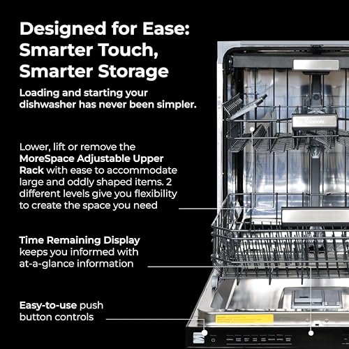 24" Built In Dishwasher (Black)