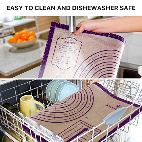 26"x16" Extra Thick Silicone Baking Mat for Pastry and Bread