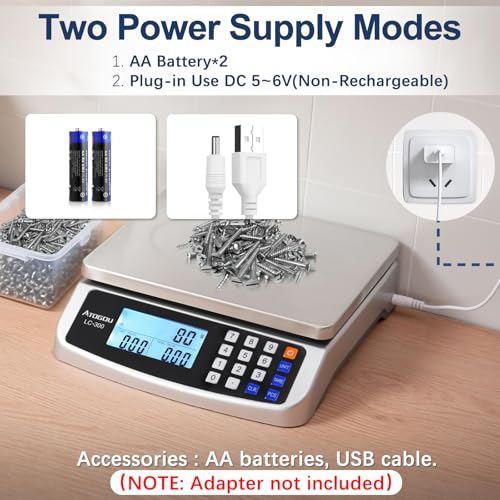 66lb Food Scale (Silver 66lb/30kg)