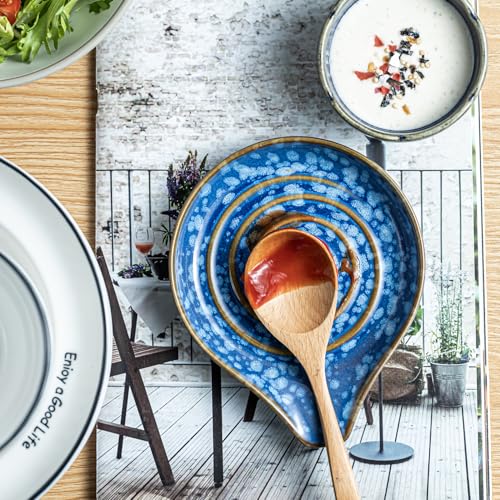 Spoon Holder for Stove Top (Starry Blue)