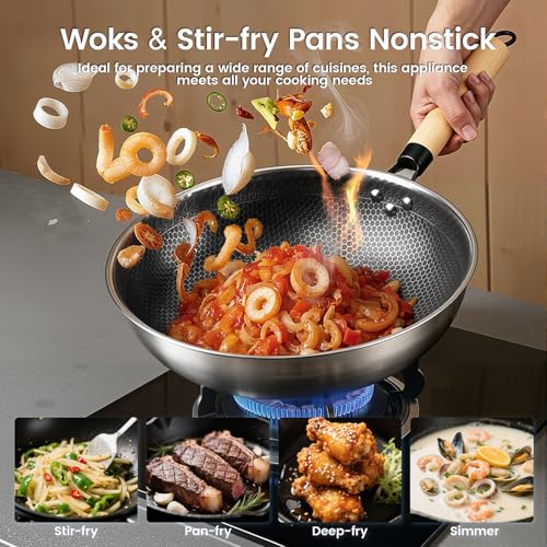 1700W Induction Wok (Cooktop with Stainless Steel Wok)