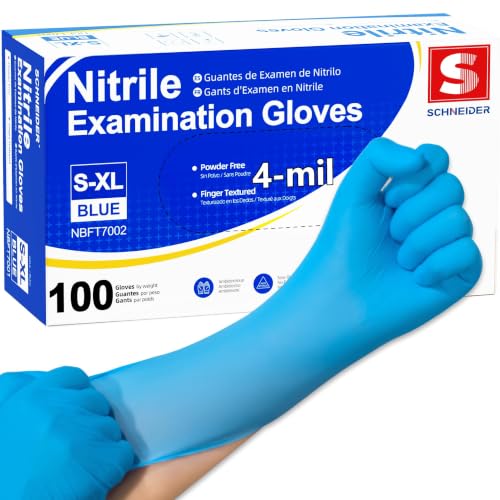 Mdeical Nitrile Exam Gloves (Blue / Small)