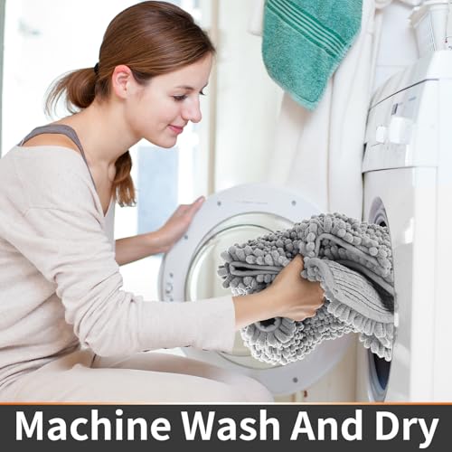 Toilet Rug U Shaped Washable 24x20 Inch