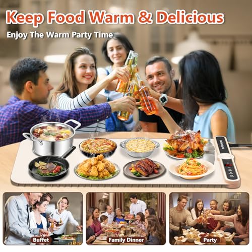 Warming Mat for Food Extra Large (Beige-xxl(31.7in X 15in))