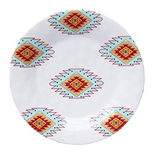 Southwest 14 Piece Melamine Plastic Dinnerware Set with Plates (14 Piece / Southwest Melamine)