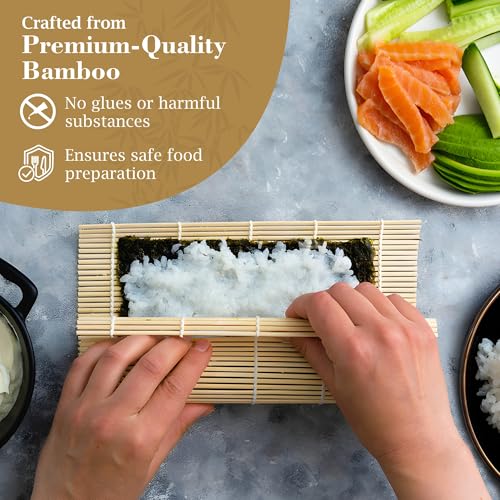 10 Pk Bamboo Sushi Mat (10 Packs)