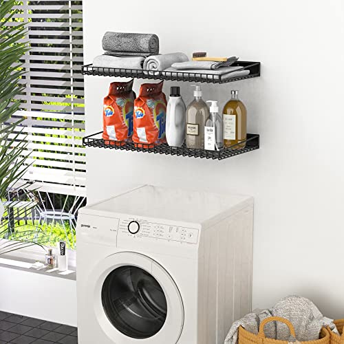 2 Pack Garage Wall Shelf (Black)