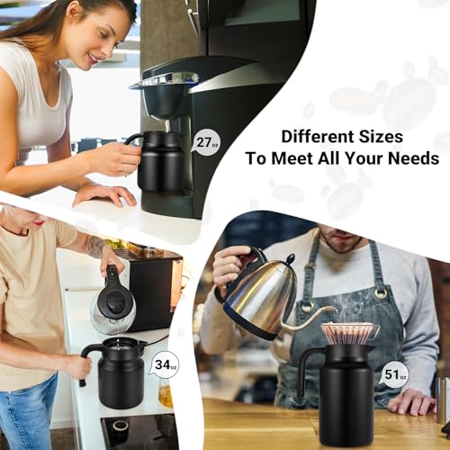 Insulated Coffee Carafe (Black / 51 Ounces)