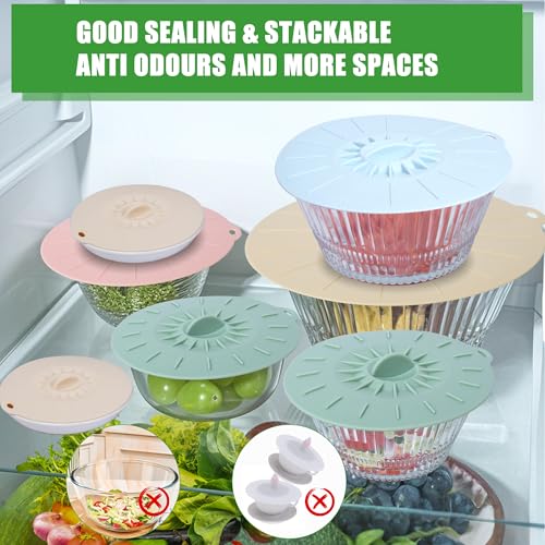 9 Pack Silicone Lids (9-Pack Silicone Lids)