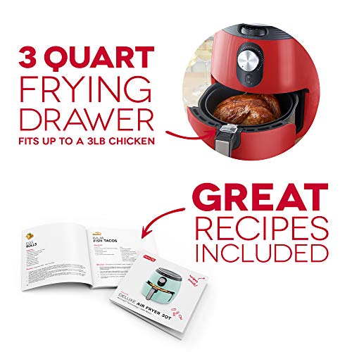 Deluxe Air Fryer (Red / 3qt / Air Fryer)