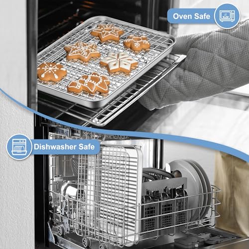 Toaster Oven Pan with Rack (20 Count)