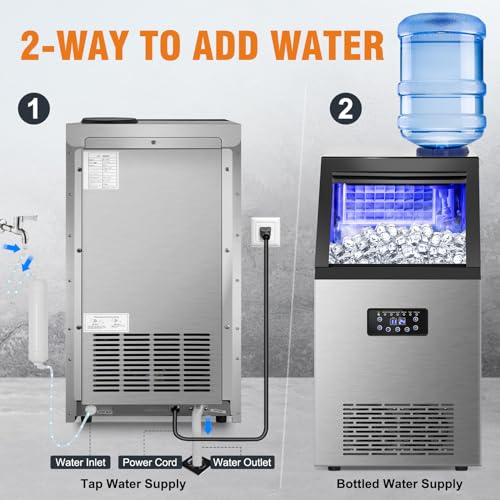 Commercial Ice Maker Machine (120Lbs/24)