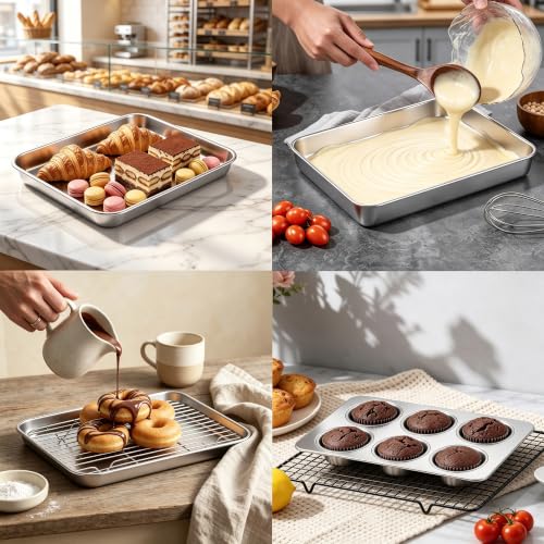Baking Pan Set for Toaster Oven