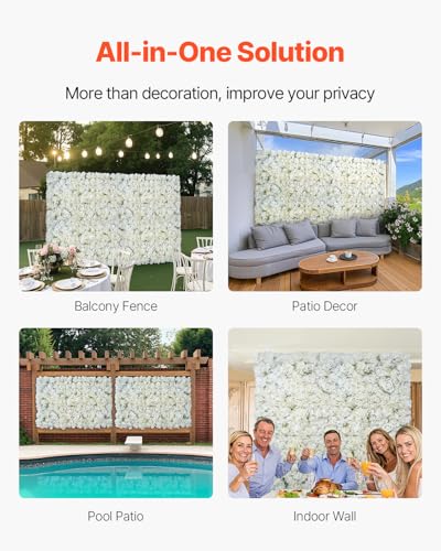 3D Flower Wall Panel (Flower / 15*15IN 24P)