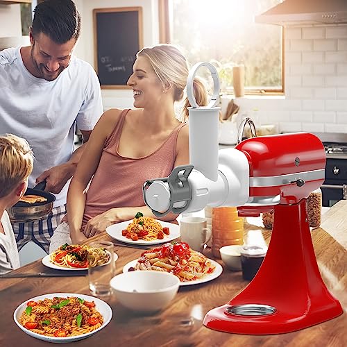 Pasta Maker Attachment for Kitchenaid Stand Mixer with 6 Different Shapes of Pasta Outlet