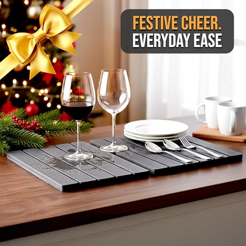Large Foldable Stone Dish Drying Mat