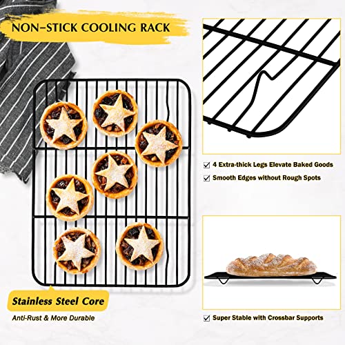 Small Baking Wire Rack Set of 2 (8.7” x 6.2”)