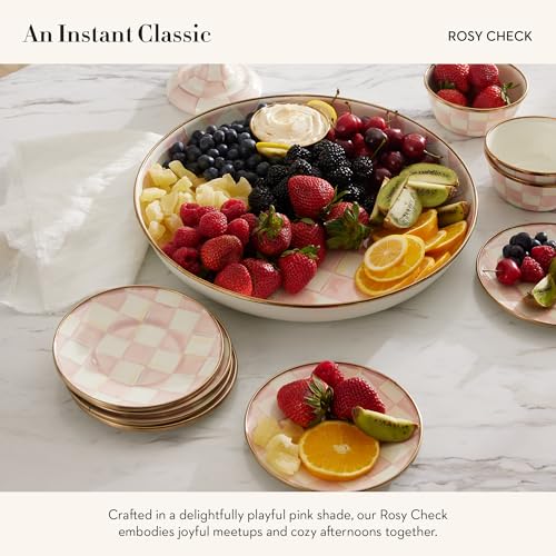 Enamel Abundant Bowl (Rosy Check)
