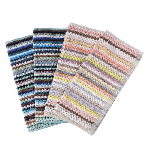 Kitchen Dish Cloths for Washing Dishes (Multi-3 / 12x12 inch)