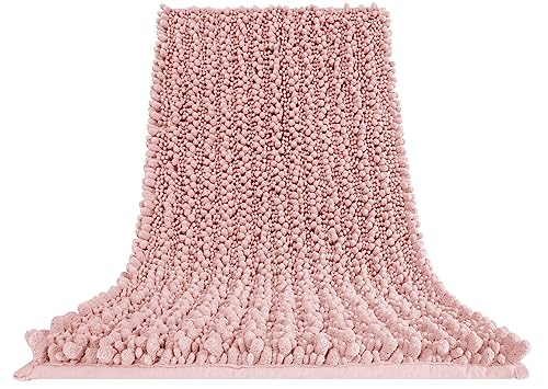 Original Luxury Chenille Bath Mat (70" x 24" / Light Pink)