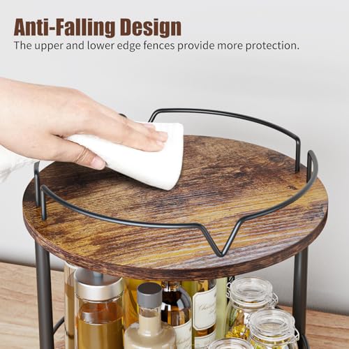 12" Wood Lazy Susan