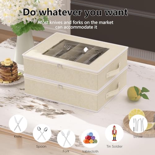 Silverware Storage Box (2 Pack-Silverware Storage Box)