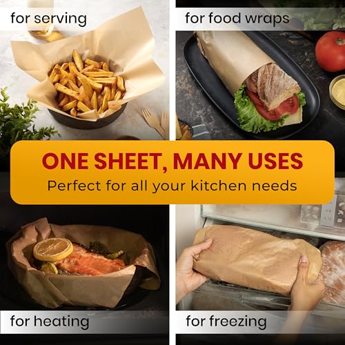 220 Pcs 9x13" Parchment Paper Sheets by Baker's Signature (220 Count)