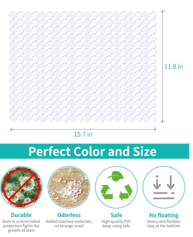 2 Pack Kitchen Sink Mat (Clear)